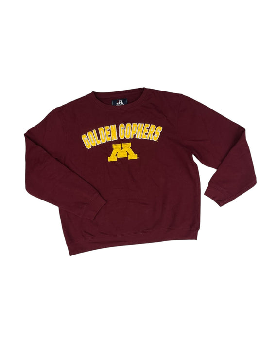 Athletic Sweatshirt Crewneck By Clothes Mentor In Maroon, Size: Xl