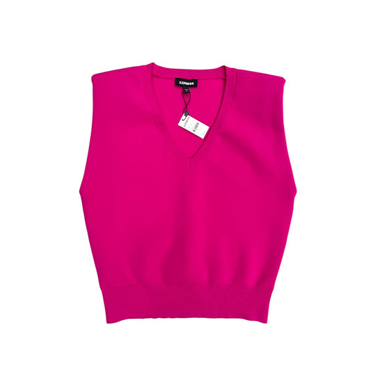 Top Sleeveless By Express In Pink, Size: S