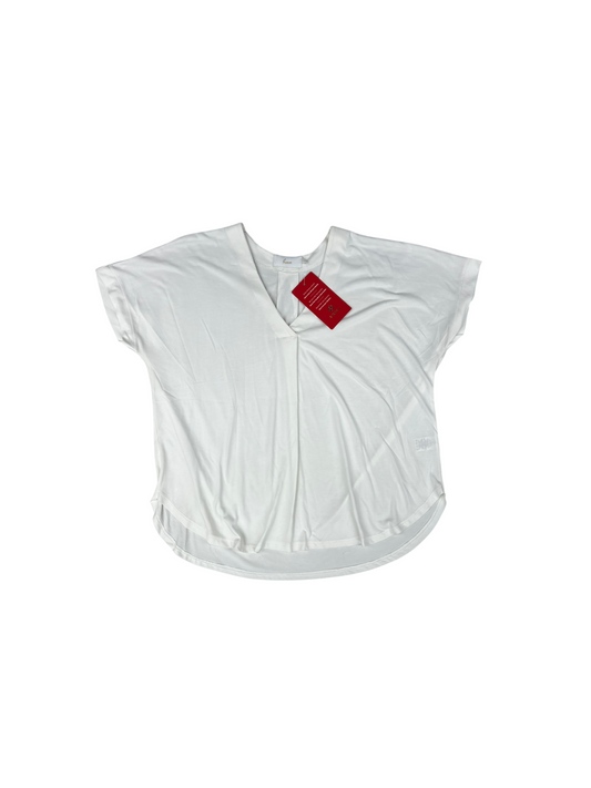 Top Short Sleeve By Braeve In White, Size: S