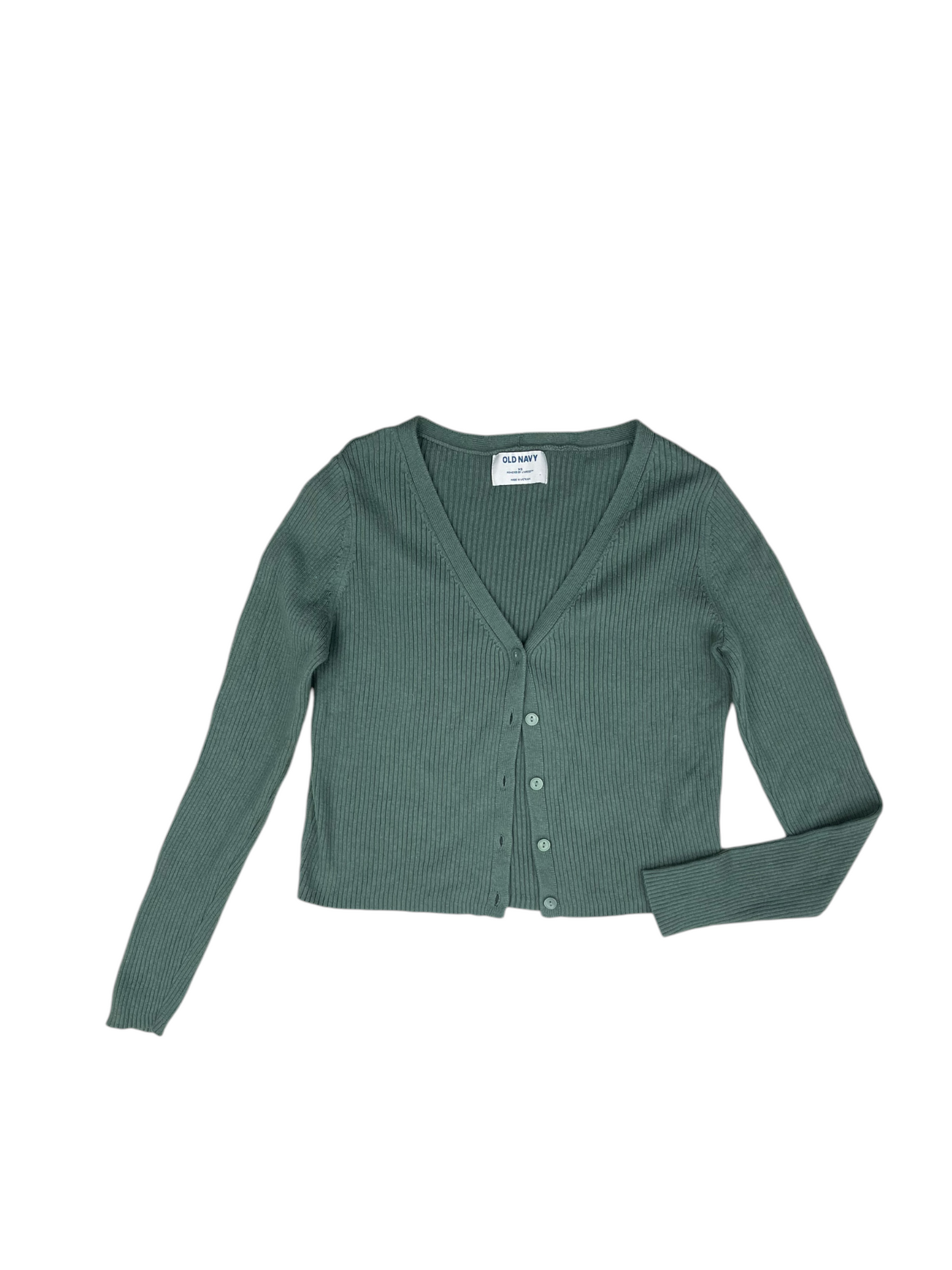 Top Long Sleeve By Old Navy In Green, Size: Xs