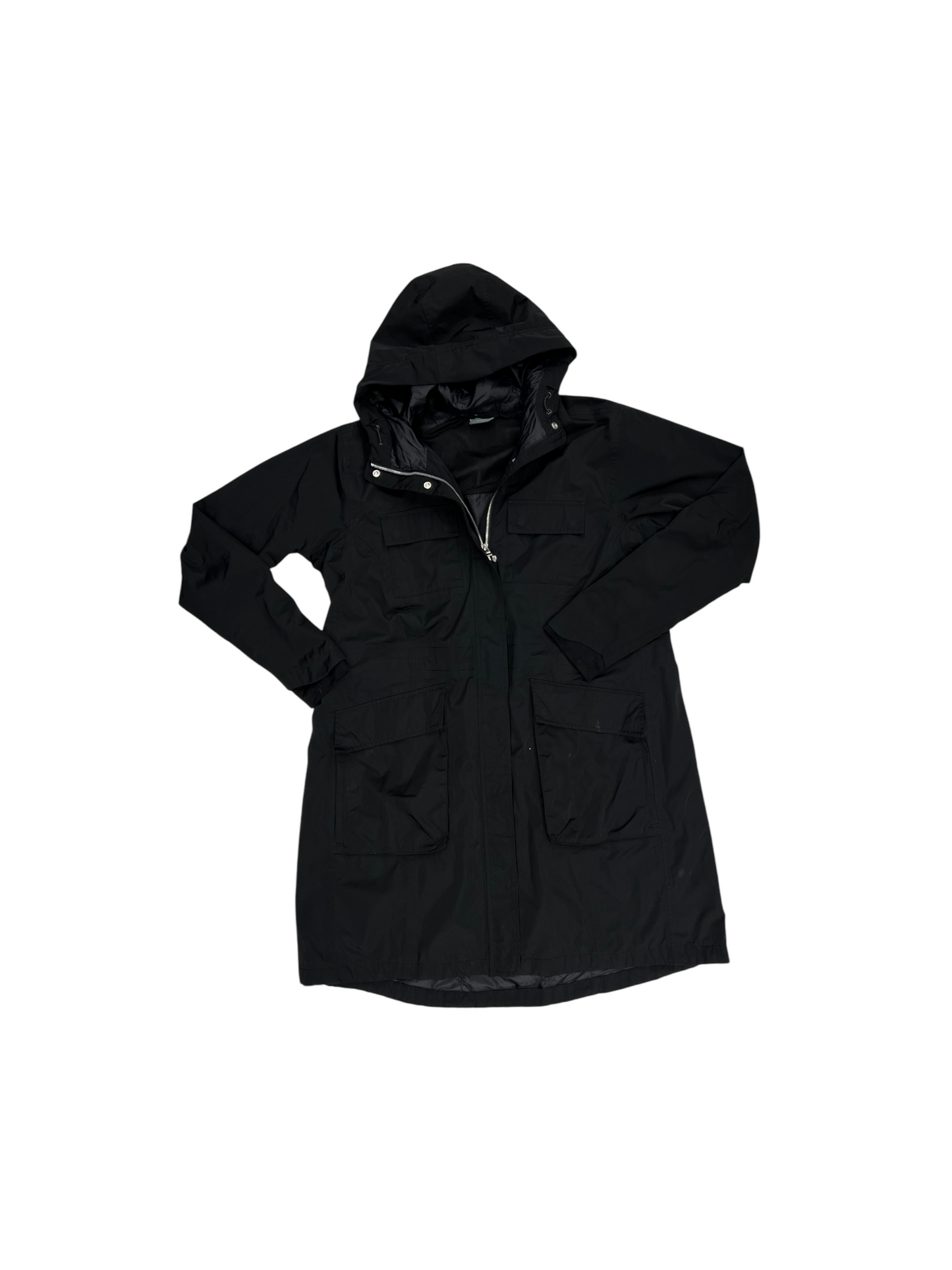 Jacket Windbreaker By Athleta In Black, Size: M