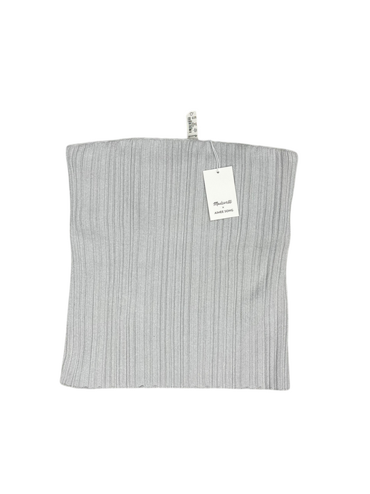 Top Sleeveless By Madewell In Silver, Size: L