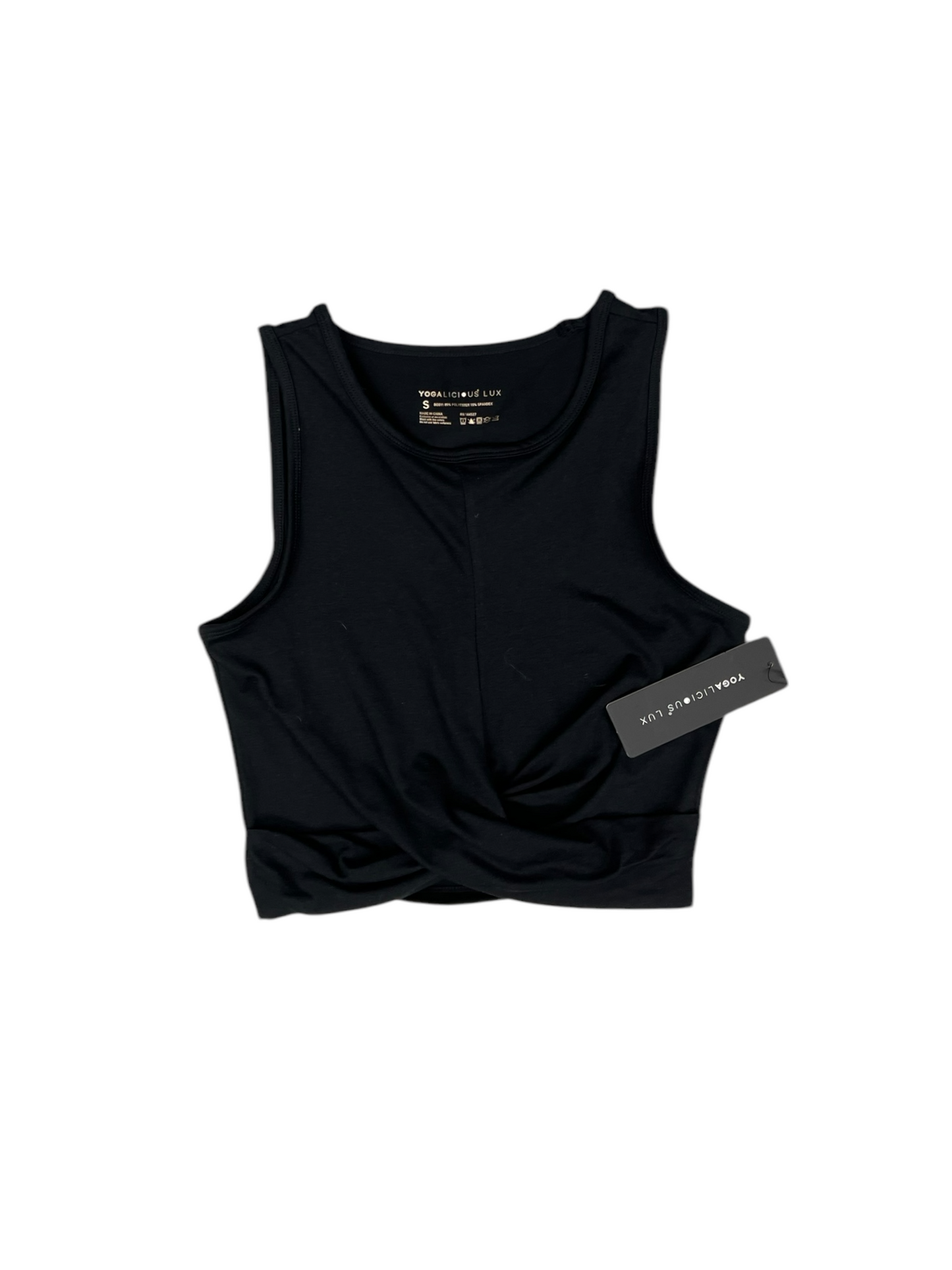 Athletic Tank Top By Yogalicious In Black, Size: S