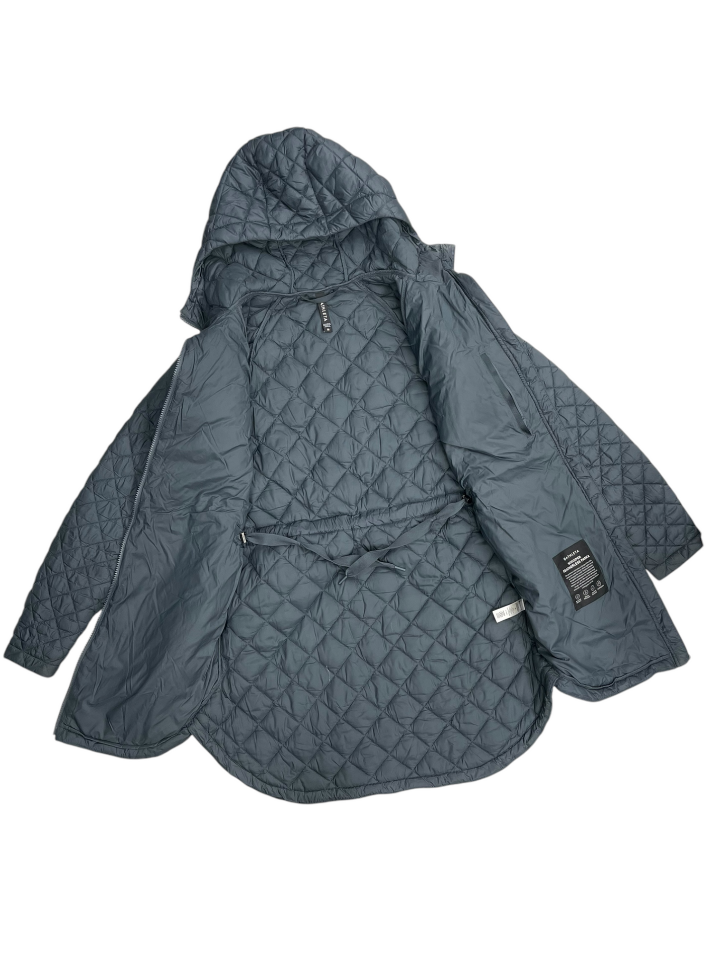 Jacket Puffer & Quilted By Athleta In Grey, Size: M