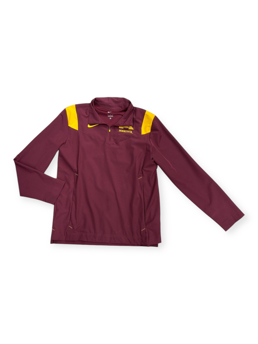 Athletic Jacket By Clothes Mentor In Maroon, Size: M