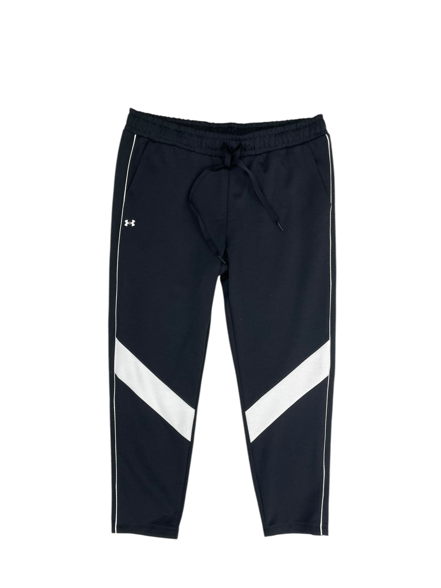 Athletic Pants By Under Armour In Black & White, Size: Xl