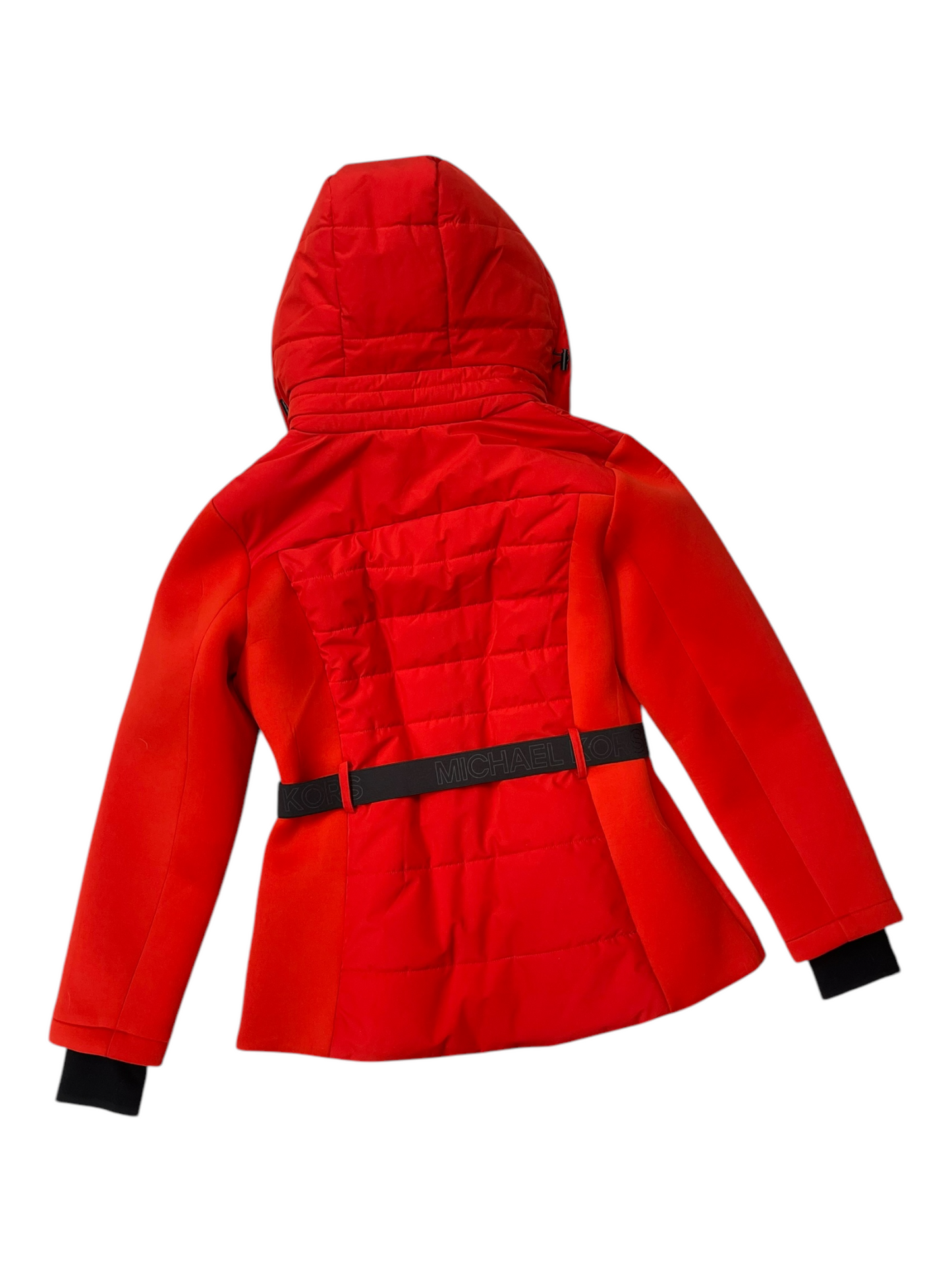 Jacket Designer By Michael Kors In Red, Size: L