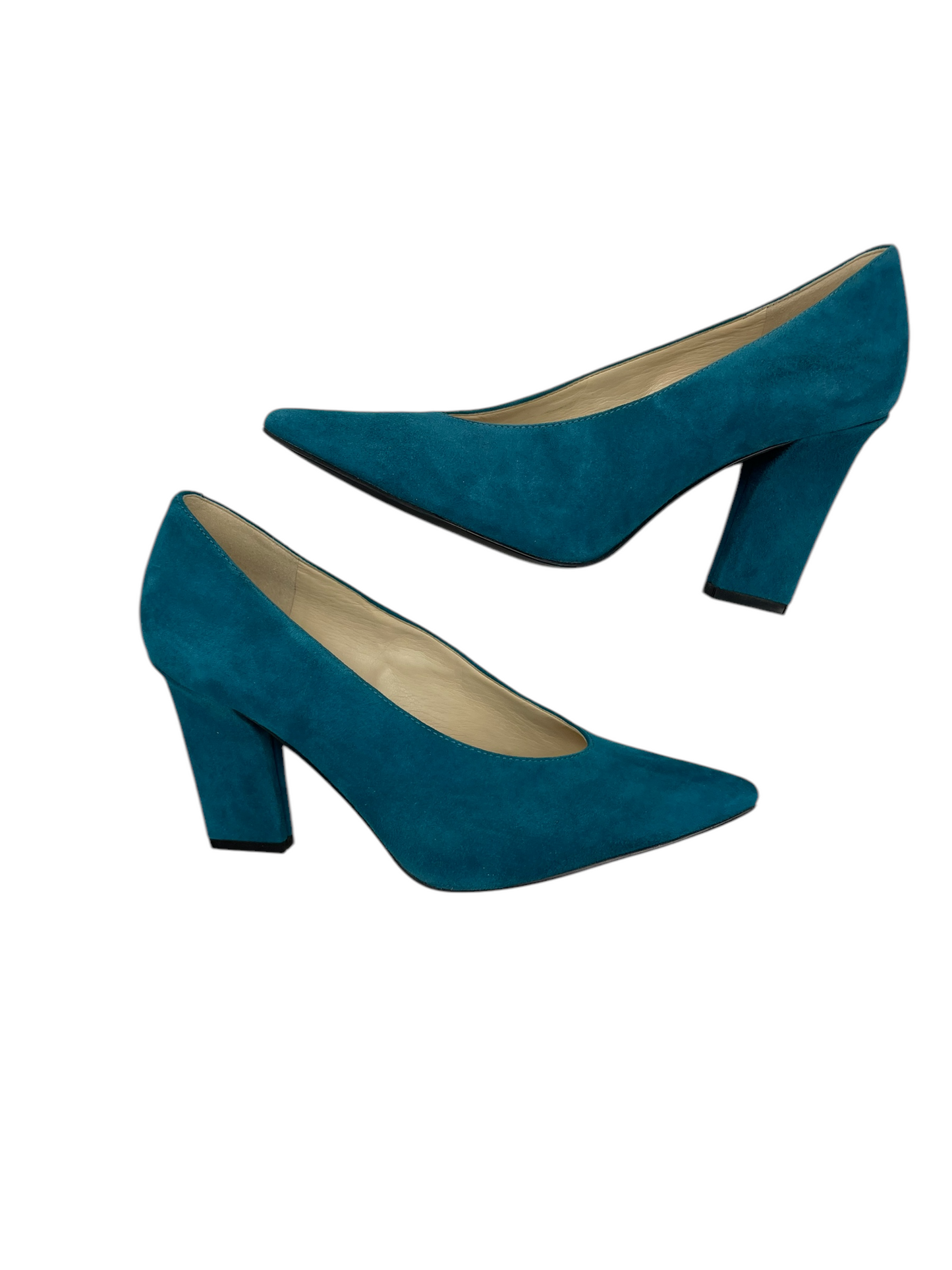 Shoes Heels Block By Nine West In Blue, Size: 6