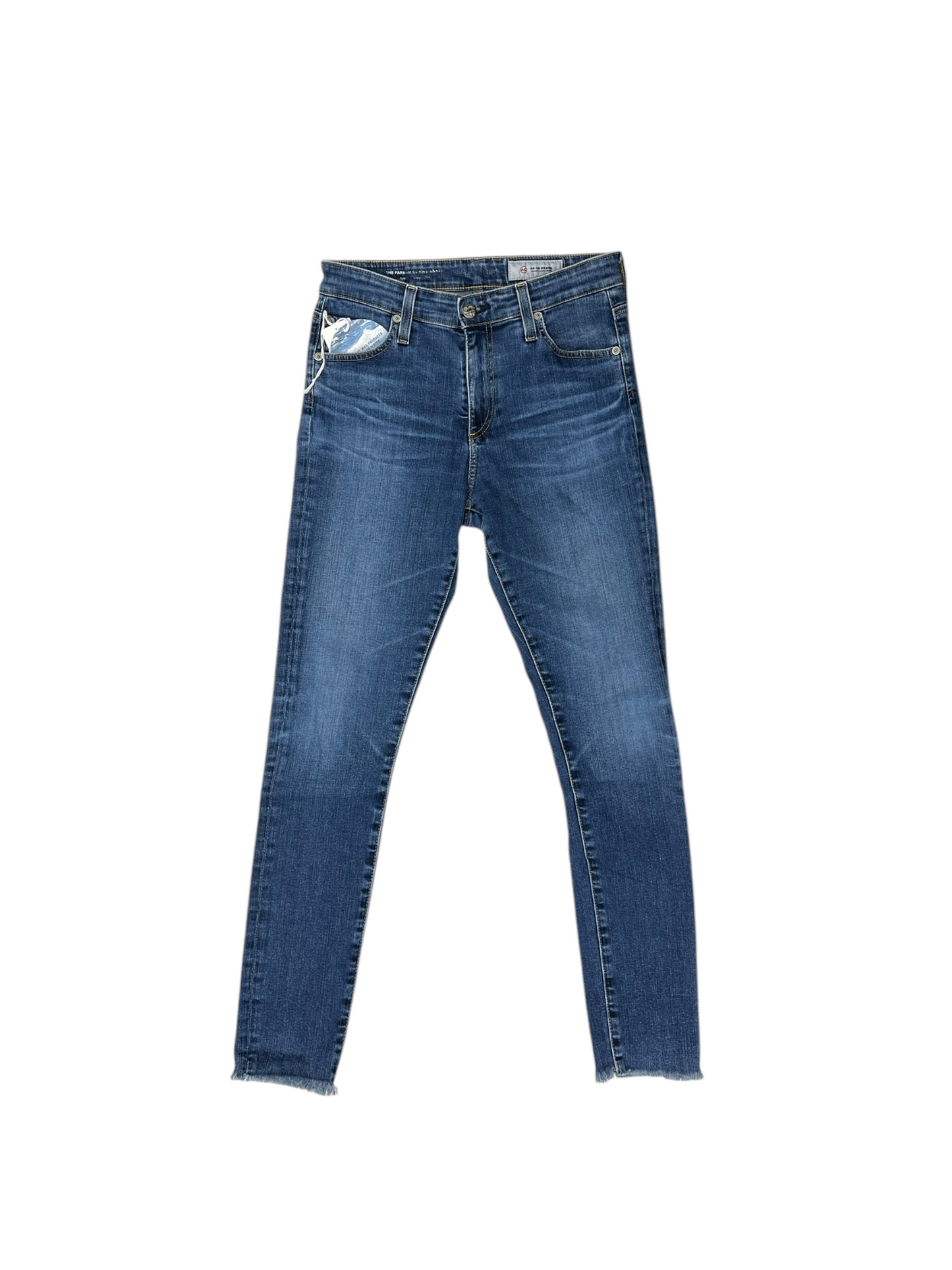 Jeans Skinny By Adriano Goldschmied In Blue Denim, Size: 28