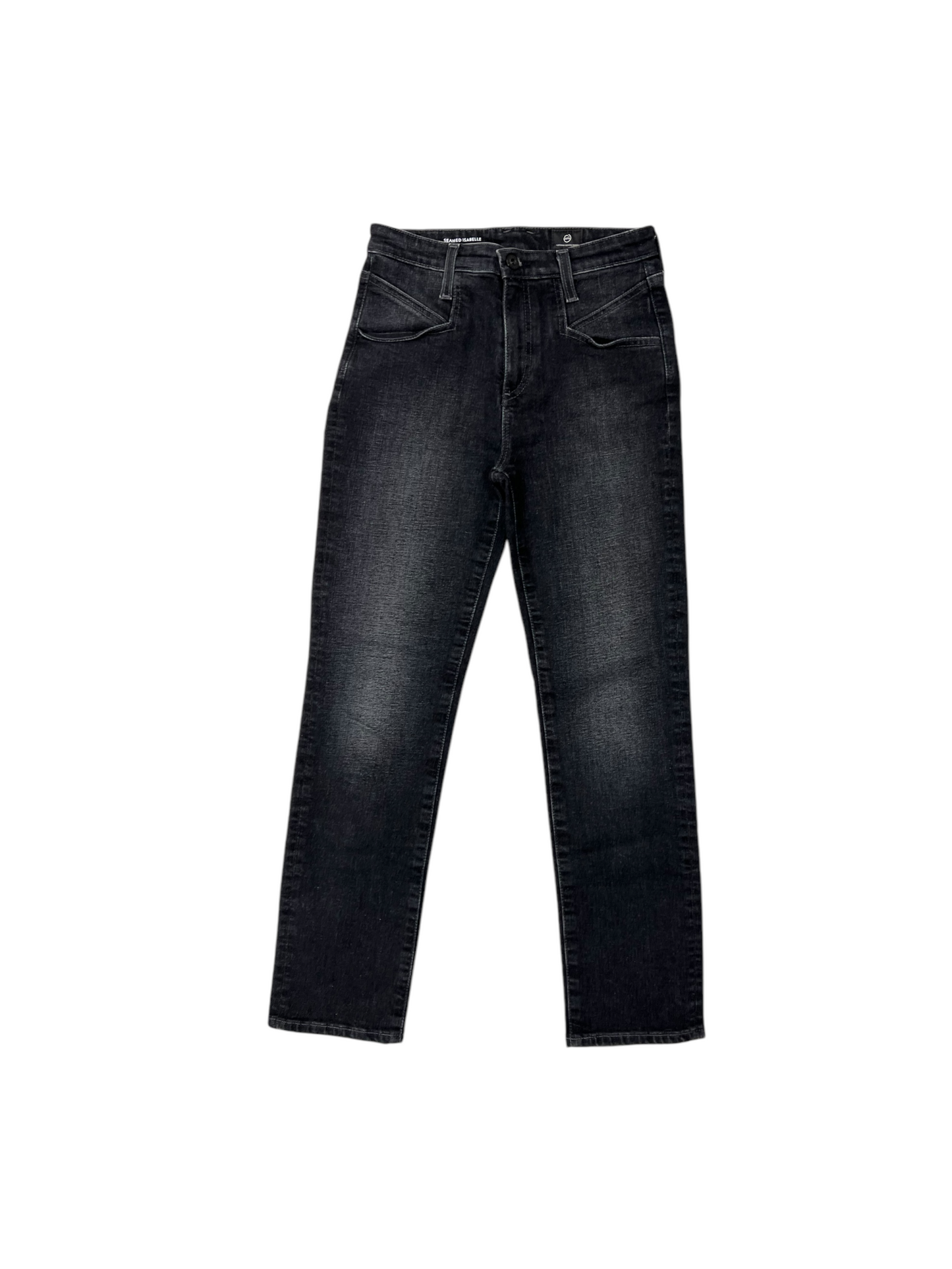 Jeans Straight By Adriano Goldschmied In Black, Size: 2