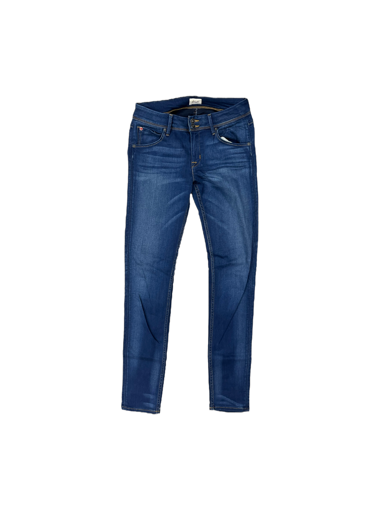 Jeans Skinny By Hudson In Blue Denim, Size: 28