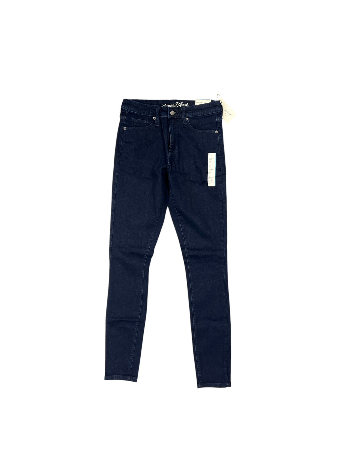 Jeans Skinny By Universal Thread In Blue Denim, Size: 6l