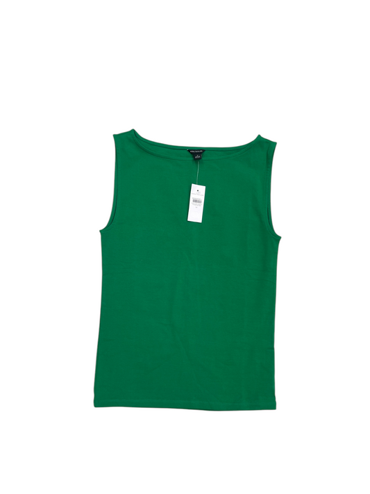 Top Sleeveless By Ann Taylor In Green, Size: M