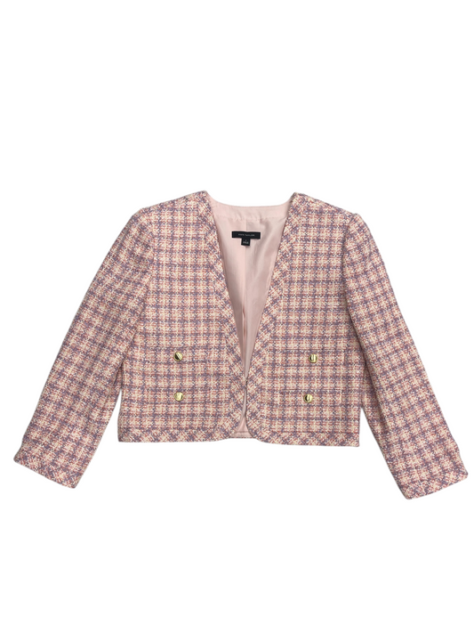 Blazer By Ann Taylor In Pink, Size: 4