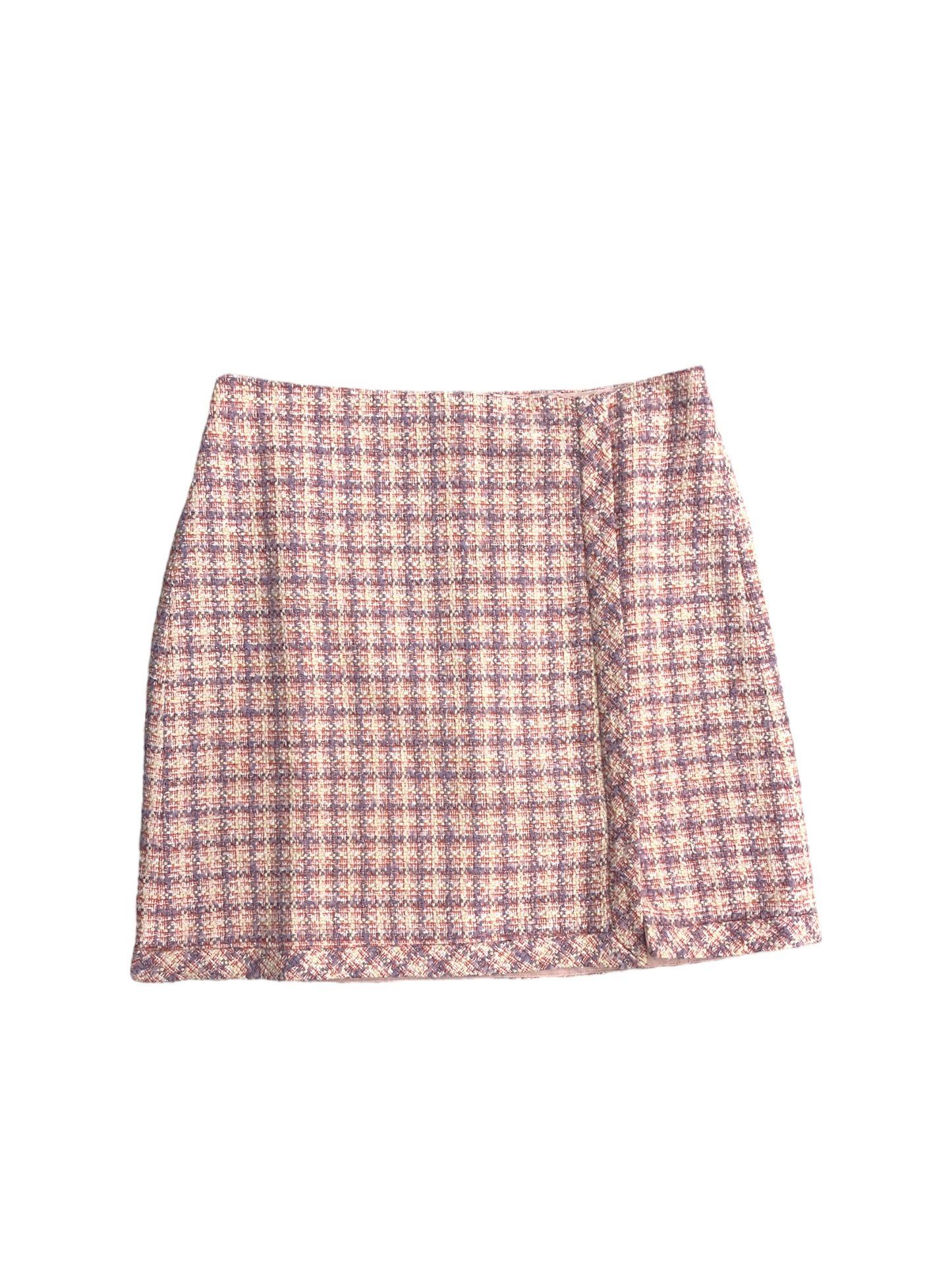 Skirt Midi By Ann Taylor In Pink & Purple, Size: 8