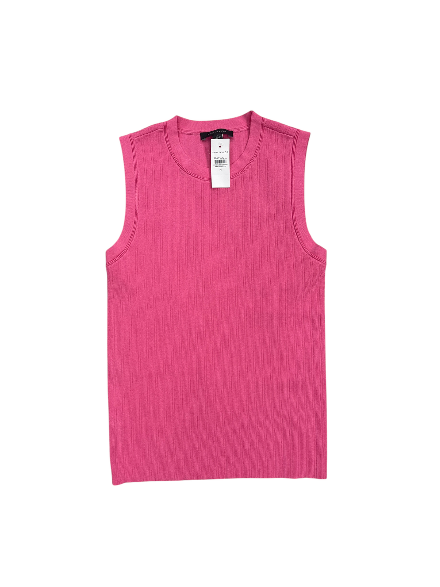 Top Sleeveless By Ann Taylor In Pink, Size: M