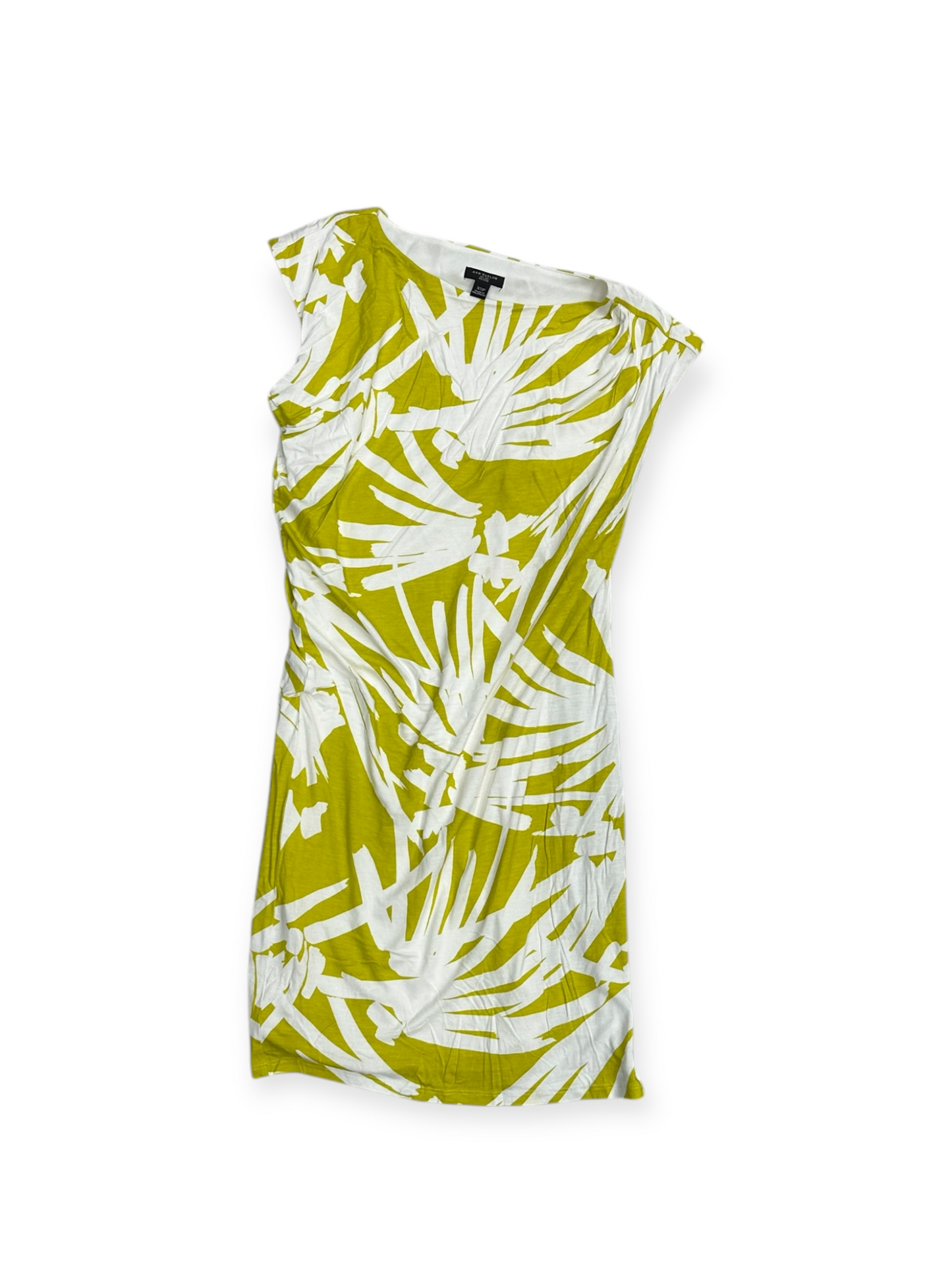 Dress Casual Midi By Ann Taylor In Yellow, Size: Xsp