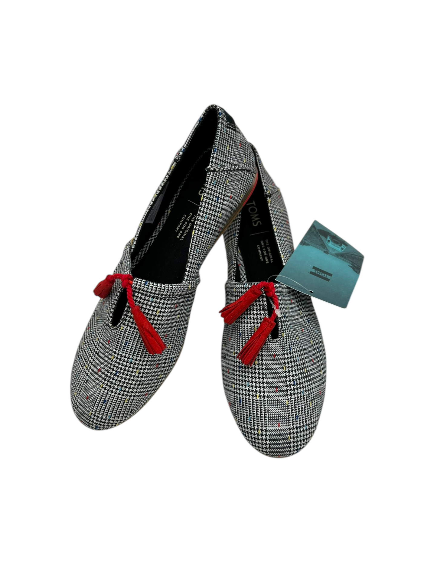 Shoes Flats By Toms In Grey, Size: 7.5