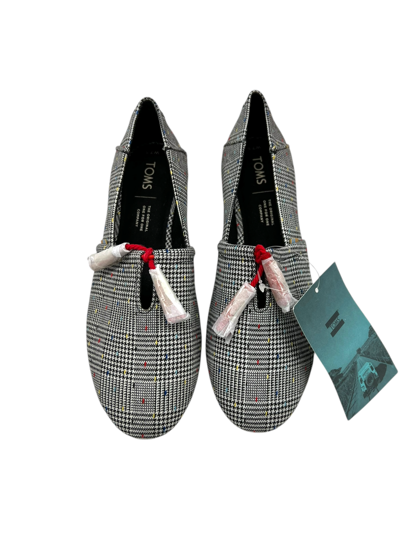 Shoes Flats By Toms In Grey, Size: 7.5