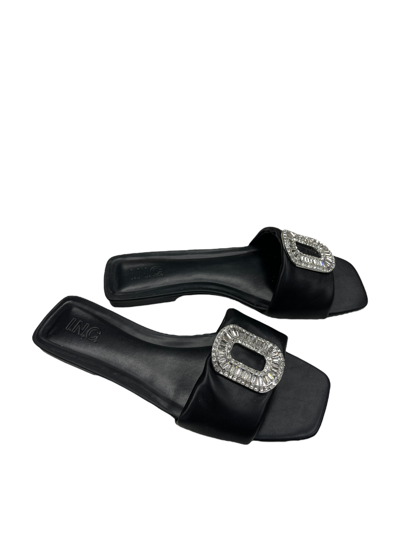 Sandals Flats By Inc In Black, Size: 9.5