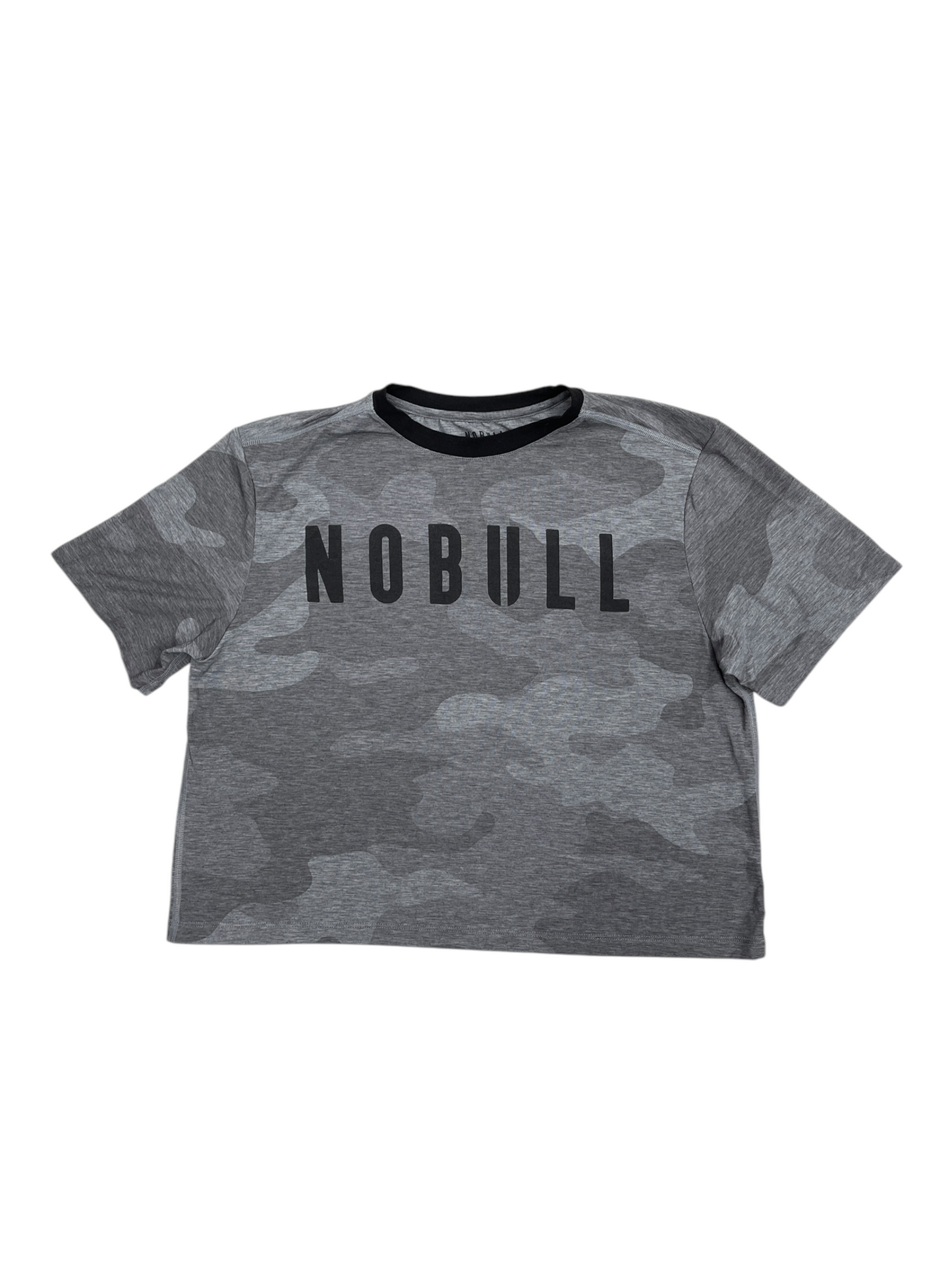 Athletic Top Short Sleeve By No Bull In Grey, Size: M