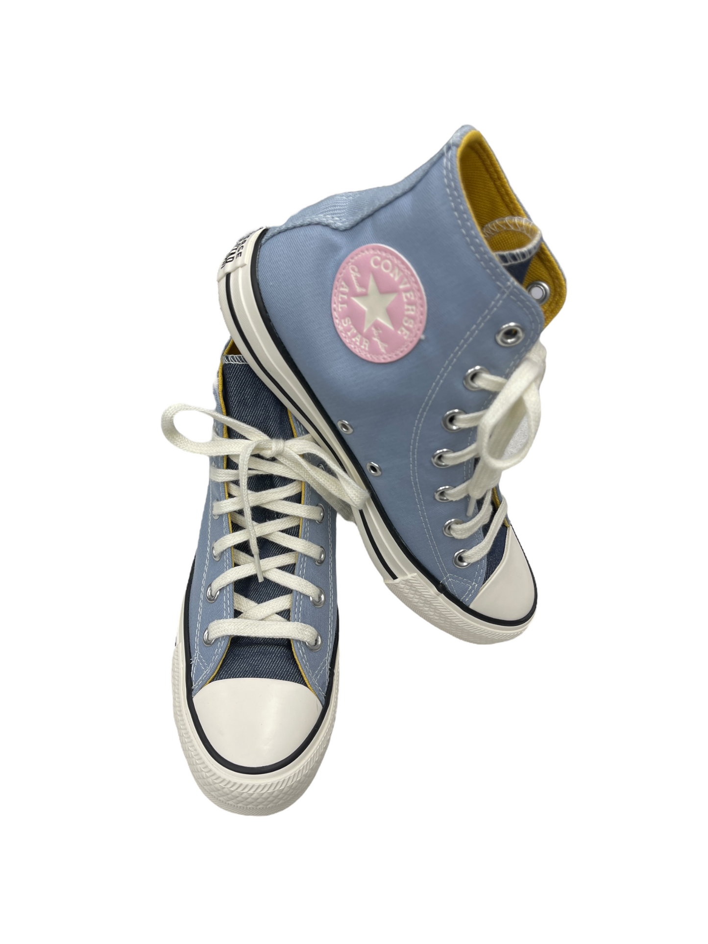 Shoes Sneakers By Converse In Blue & Pink, Size: 7.5