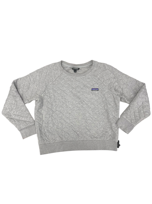 Sweatshirt Crewneck By Patagonia In Grey, Size: L