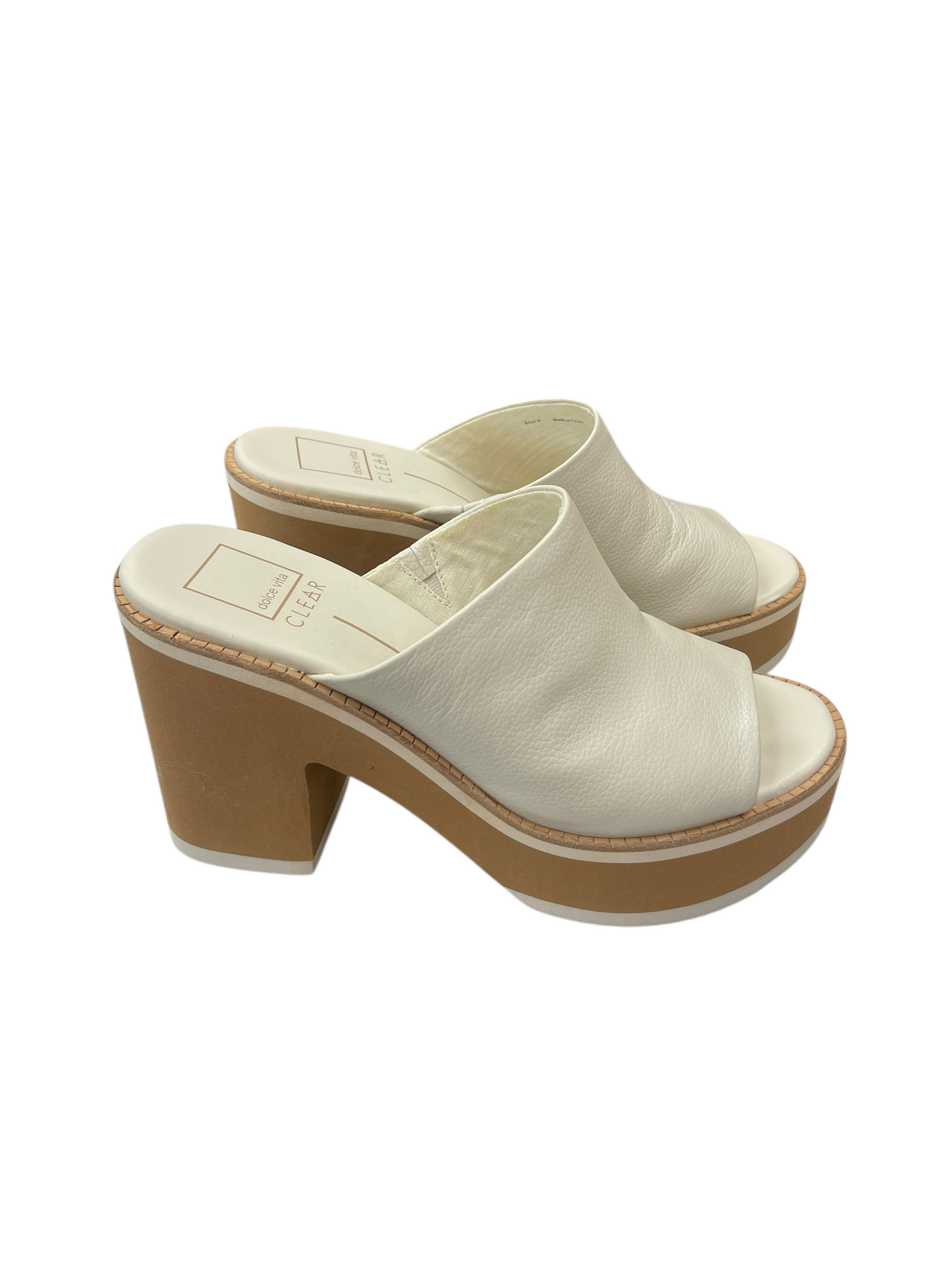 Shoes Heels Block By Dolce Vita In White, Size: 9