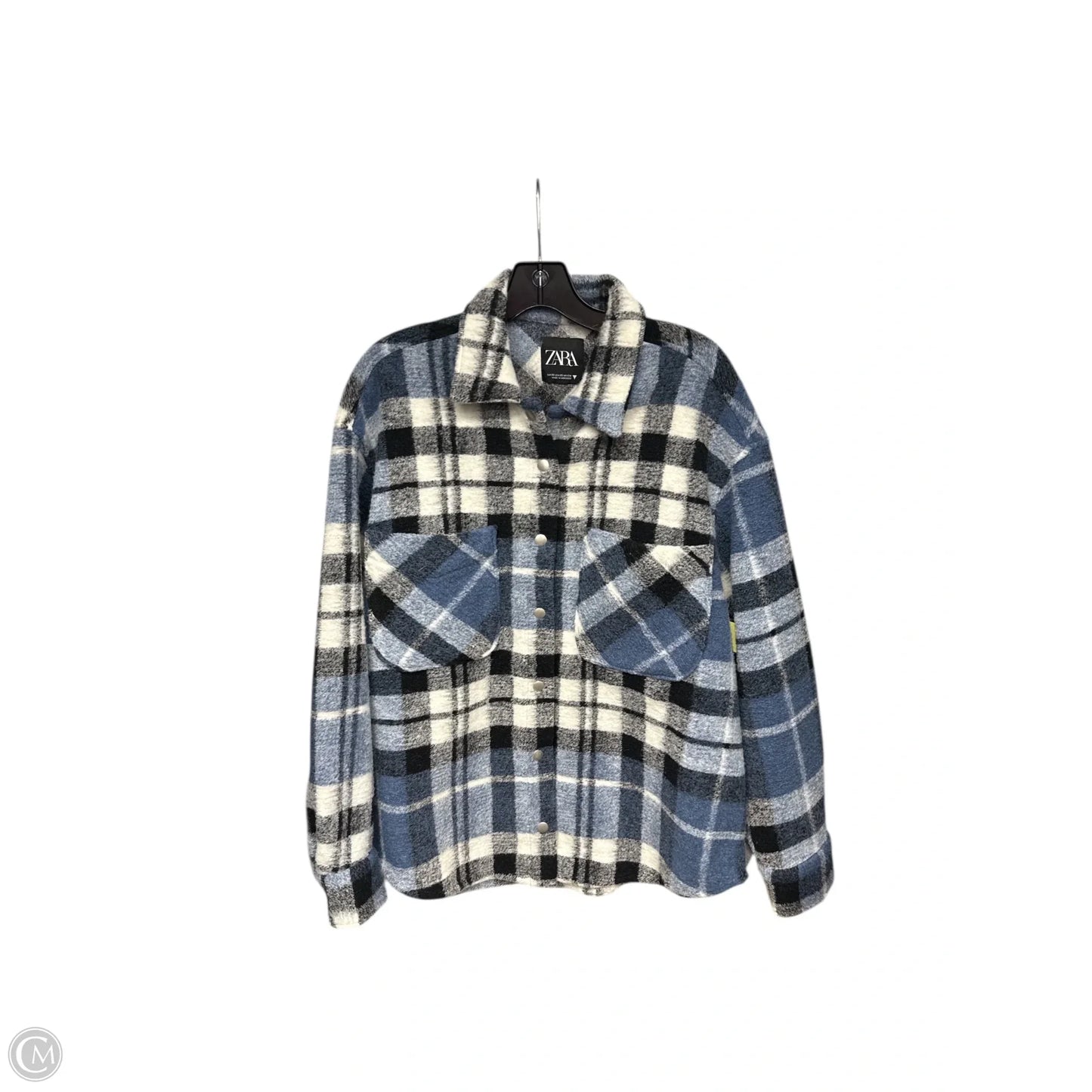 Jacket Other By Zara In Black & Blue, Size: Xs