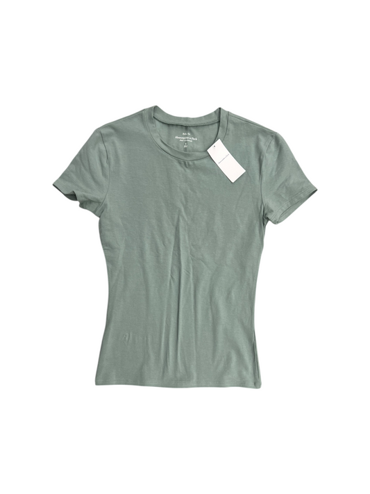 Top Short Sleeve Basic By Abercrombie And Fitch In Green, Size: S