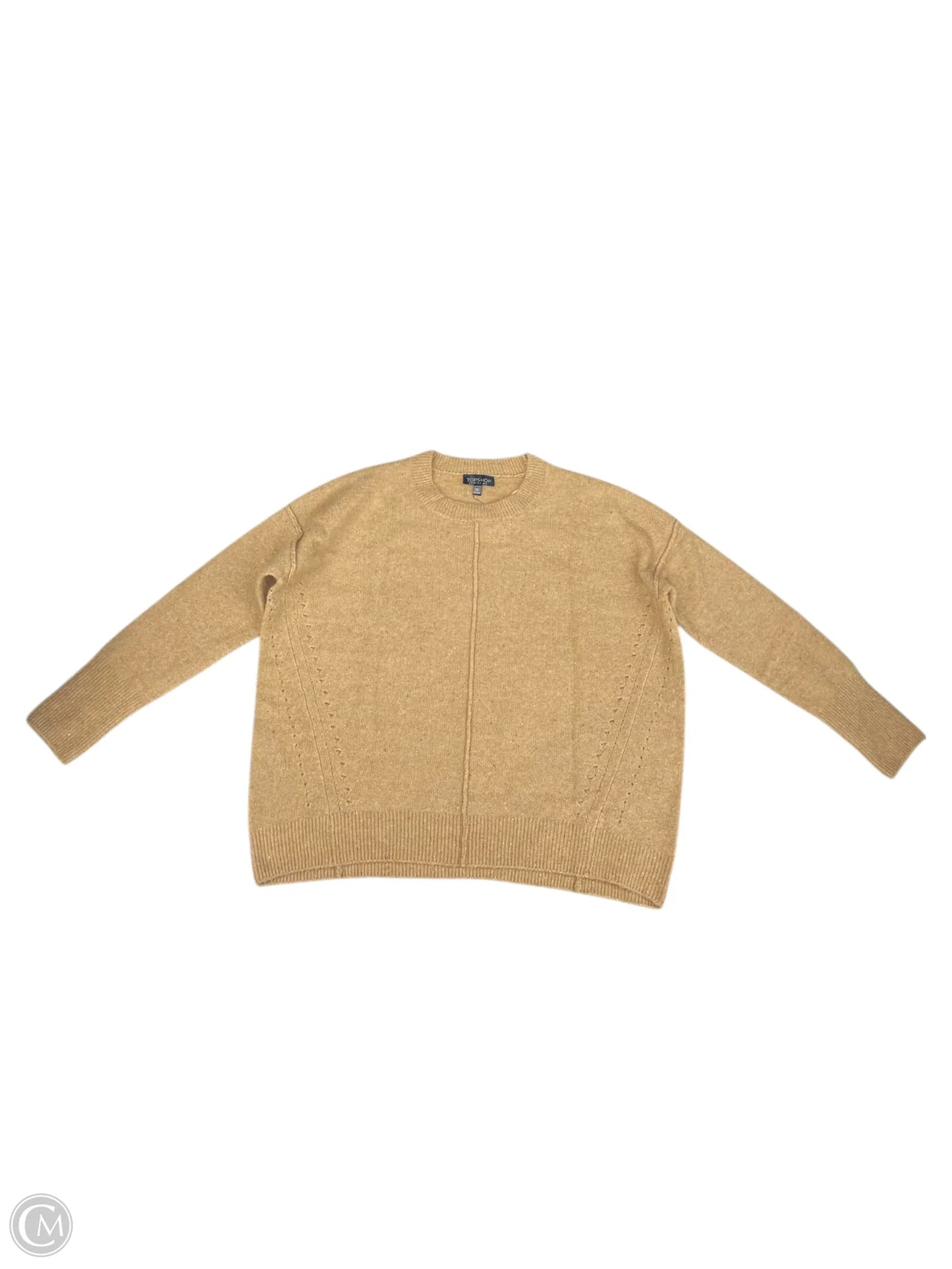 Sweater By Top Shop In Tan, Size: S