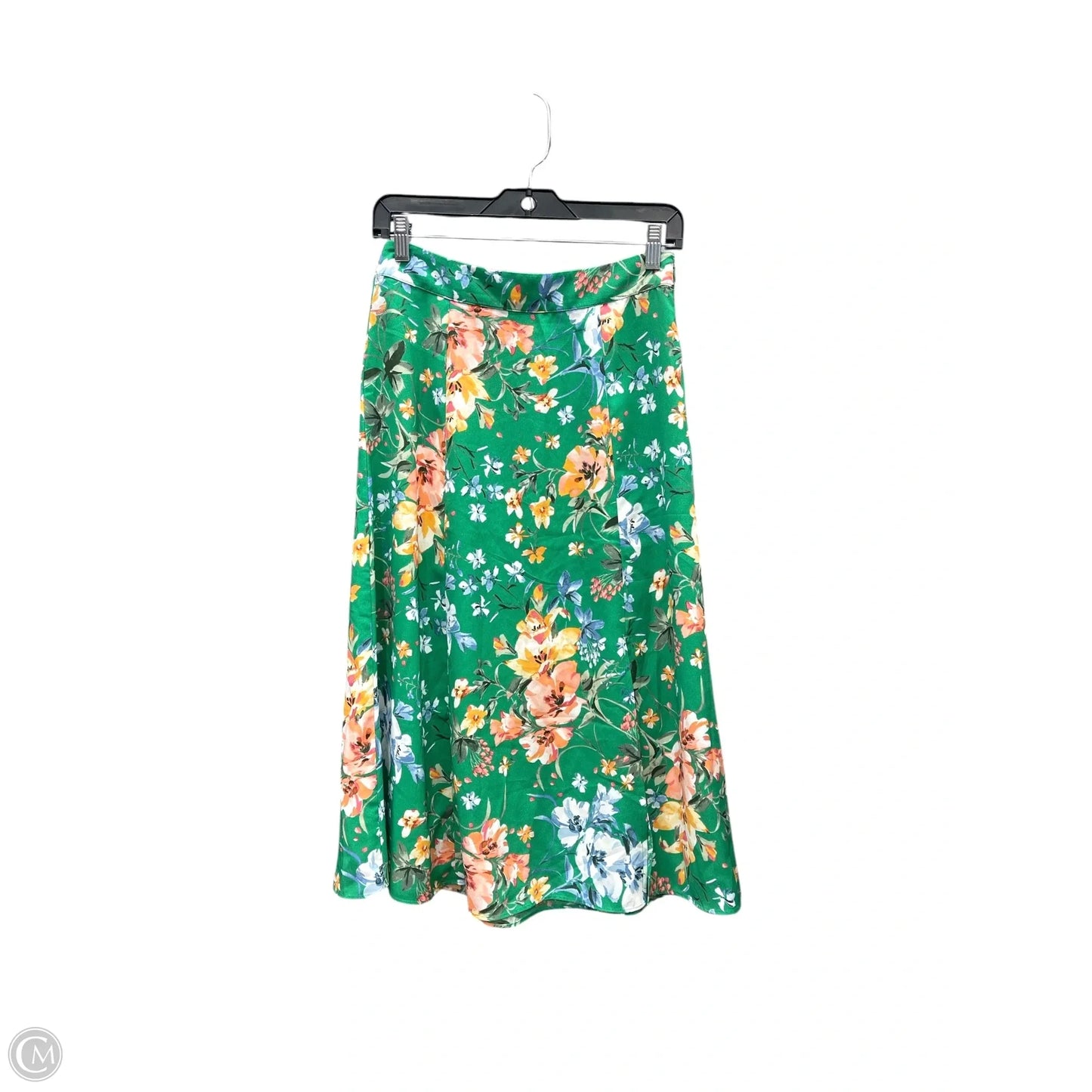 Skirt Midi By Loft In Green, Size: 0