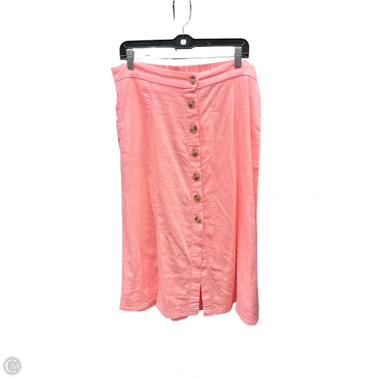 Skirt Maxi By Universal Thread In Pink, Size: L