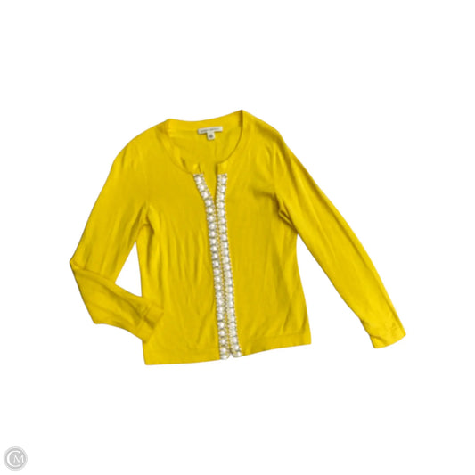 Cardigan By Banana Republic In Yellow, Size: S