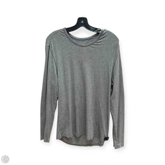 Top Long Sleeve By Lululemon In Grey, Size: 6