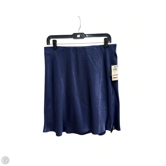 Skirt Midi By Clothes Mentor In Blue, Size: L