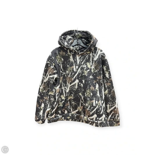 Sweatshirt Hoodie By Clothes Mentor In Camouflage Print, Size: L