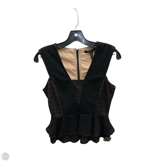 Top Sleeveless By Bcbgmaxazria In Black, Size: Xs