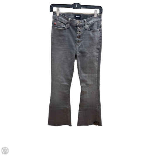 Jeans Flared By Hudson In Grey Denim, Size: 2