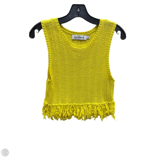 Top Sleeveless By Rachel Antonoff In Yellow, Size: L