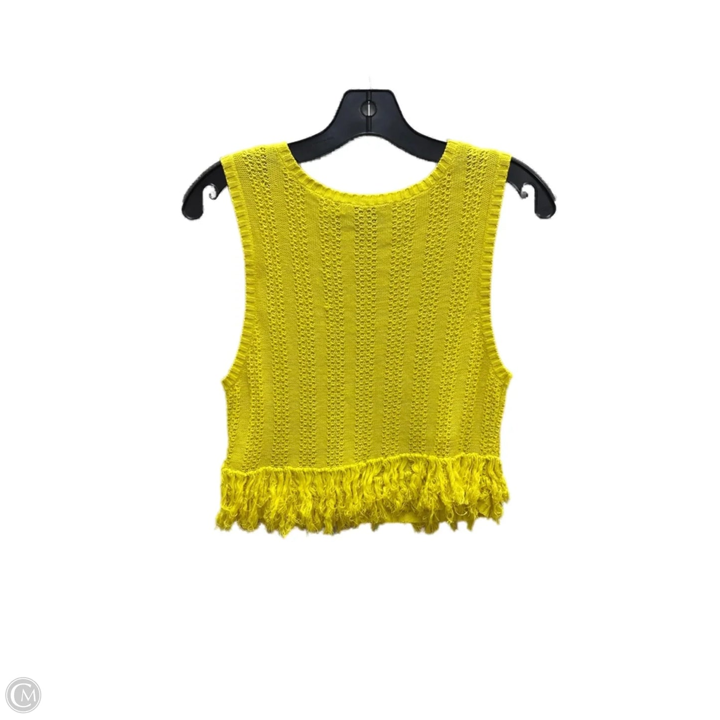 Top Sleeveless By Rachel Antonoff In Yellow, Size: L