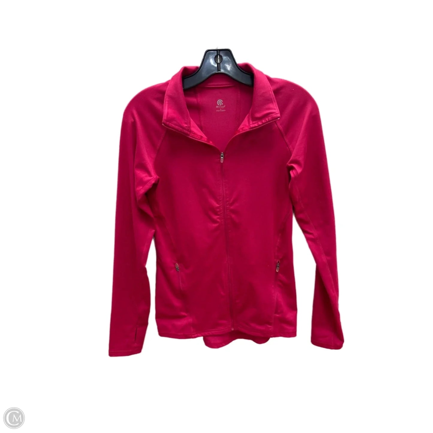 Athletic Jacket By Champion In Pink, Size: S