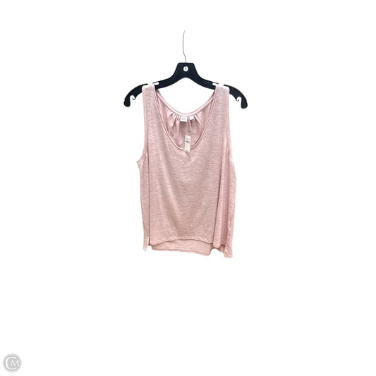 Top Sleeveless By Gap In Pink, Size: L