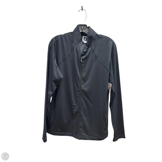 Athletic Jacket By Clothes Mentor In Black, Size: L