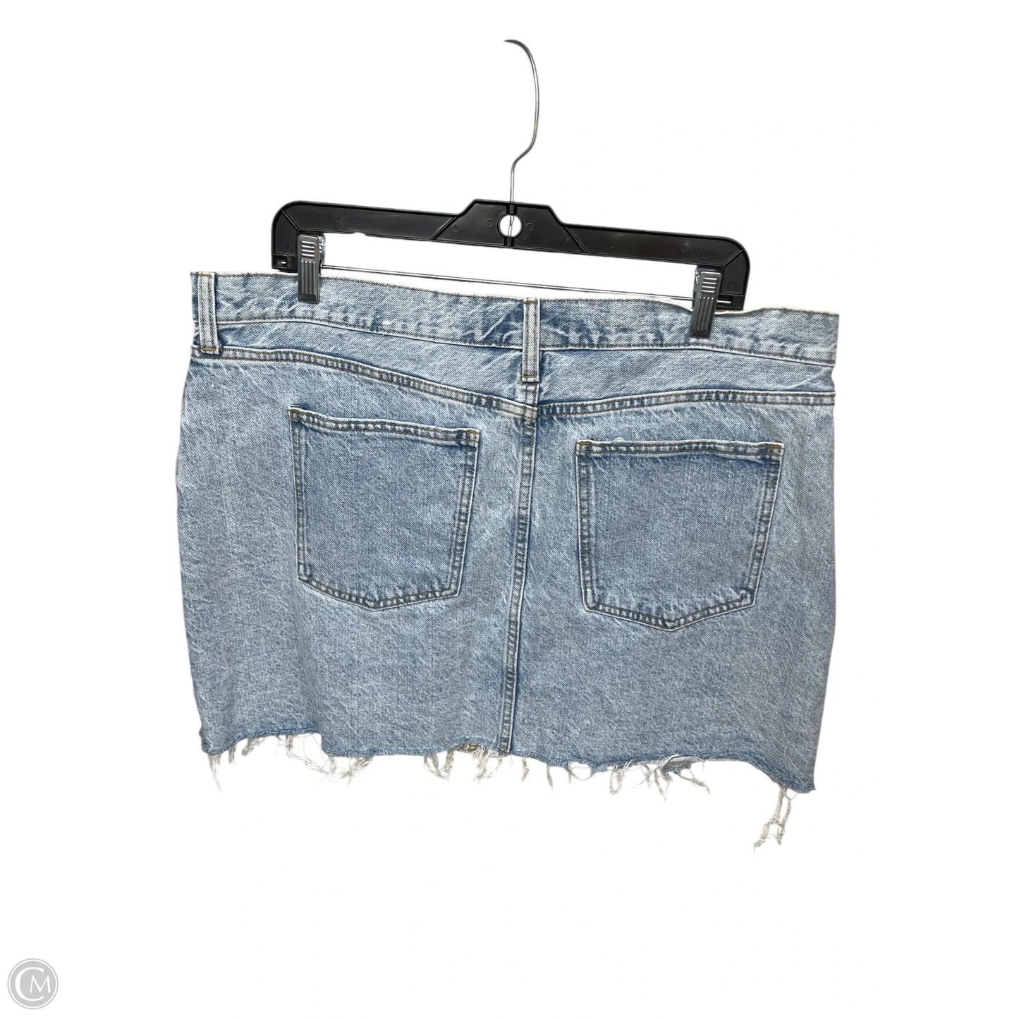 Skirt Mini & Short By Mng In Blue Denim, Size: 2x