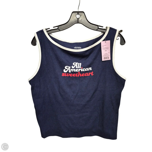 Tank Top By Wild Fable In Navy, Size: Xxl