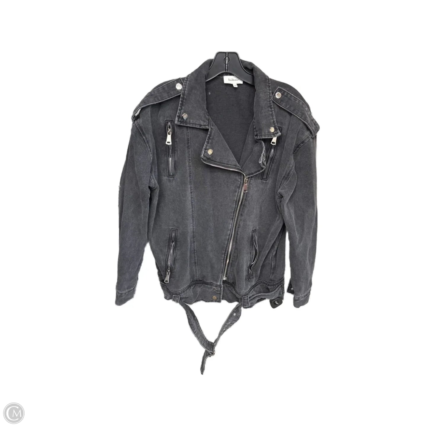 Jacket Denim By Bohme In Black, Size: M