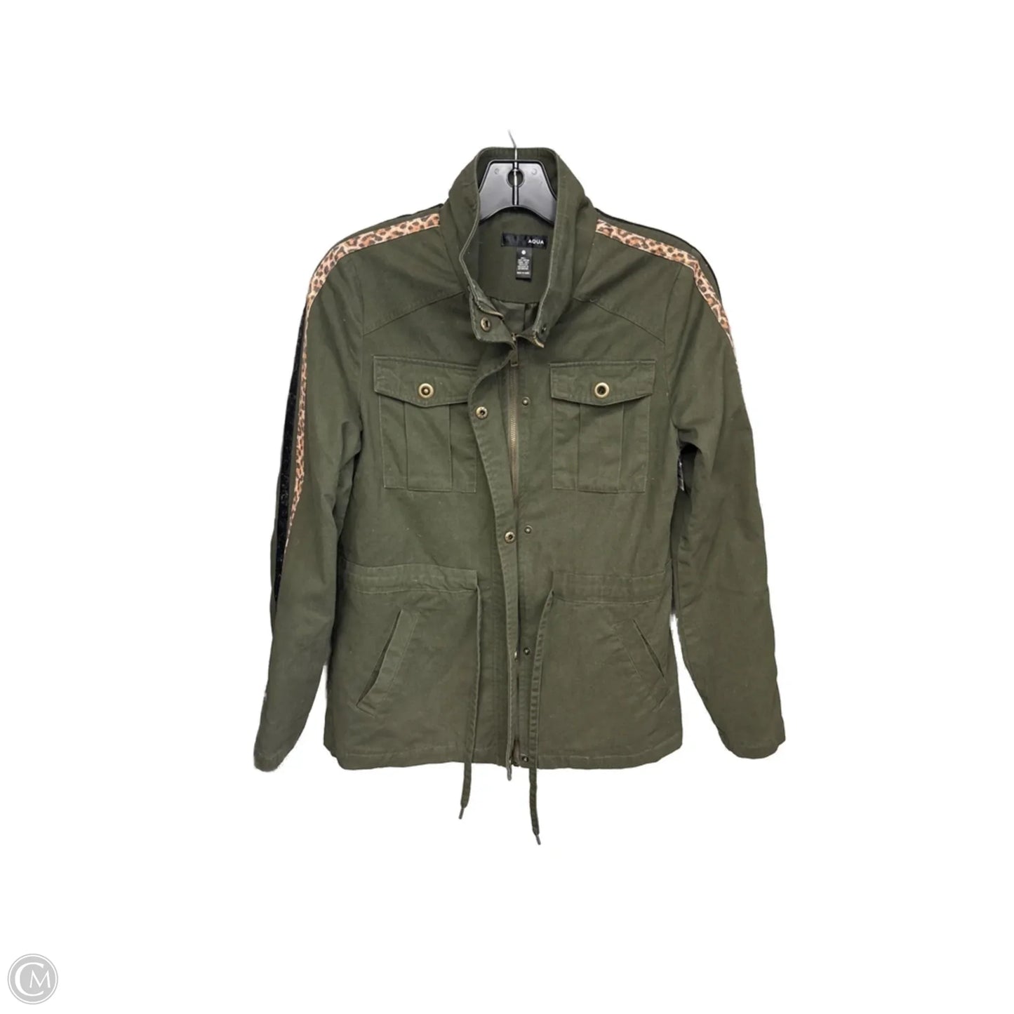 Jacket Utility By Aqua In Grey, Size: S