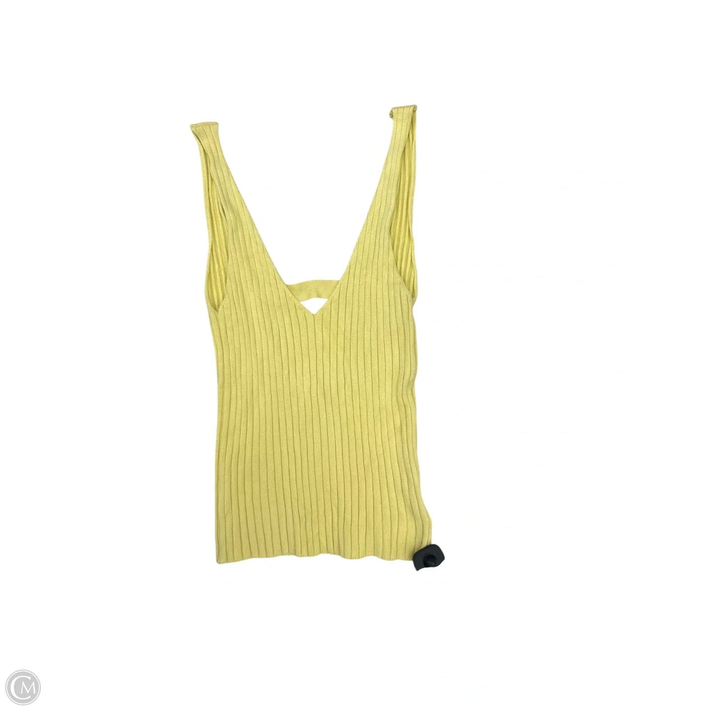 Tank Top By Free People In Yellow, Size: M