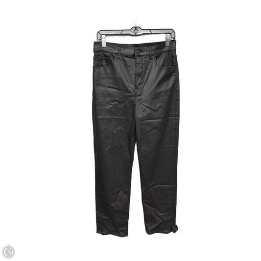 Jeans Straight By Express In Black, Size: 6